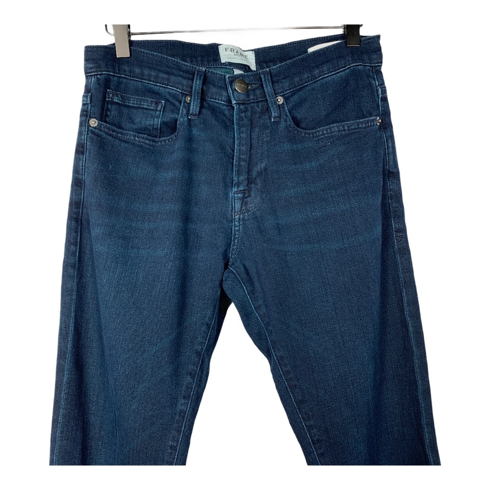 Frame Denim Men's L'Homme Slim Straight Blue Jeans in Placid Wash 29 X 29 - Picture 2 of 11